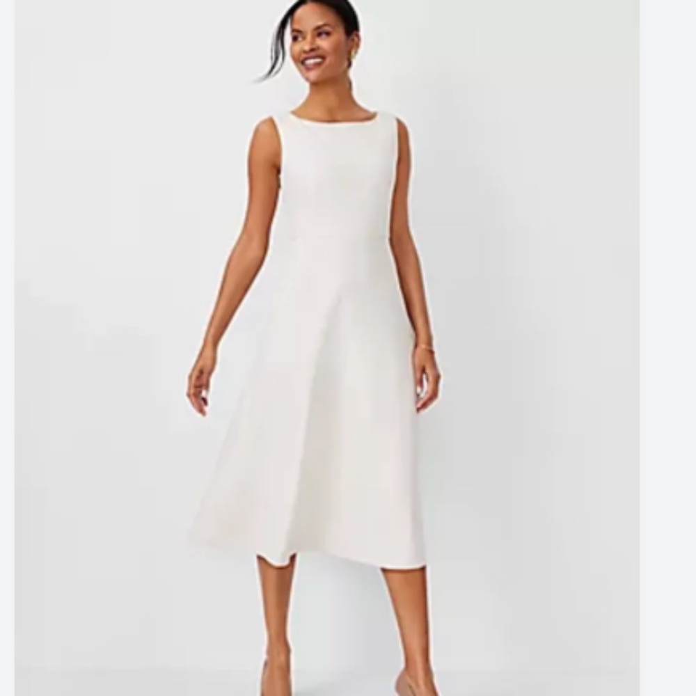 NWOT Ann Taylor Boatneck Midi Dress-Sold Out
